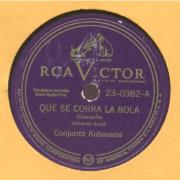 Grabación del Conjunto Kubavana