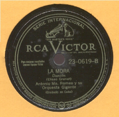 Grabación de Orquesta de Antonio María Romeu